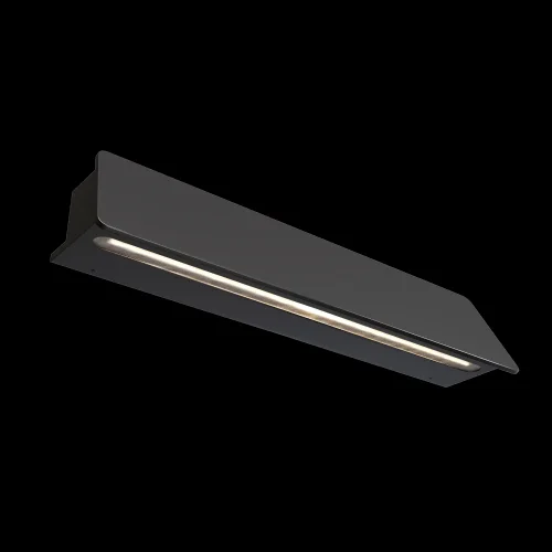 Настенный светильник уличный LED Trupp O429WL-L10GF3K Maytoni уличный IP54 графит на 1 лампу, плафон графит в стиле современный LED фото 11
