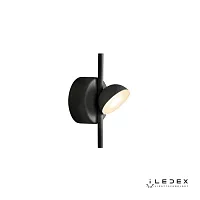 Бра LED Inefable X088203 BK iLedex чёрный белый 1 лампа, основание чёрное в стиле современный хай-тек 