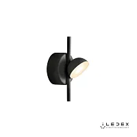 Бра LED Inefable X088203 BK iLedex чёрный белый на 1 лампу, основание чёрное в стиле современный хай-тек 