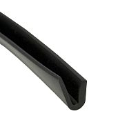 Гарпун для встраиваемого трека 220V в натяжной ПВХ потолок 1 м CLT 0.235 07 BL Crystal Lux чёрный в стиле современный для светильников серии Спейс 220 (Space 220) натяжной потолок space 220