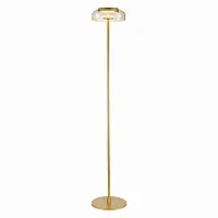 Торшер LED Lazio SL6002.205.01 ST-Luce  янтарный 1 лампа, основание золотое в стиле современный
