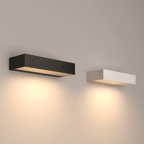 Настенный светильник уличный LED Lot O428WL-L10W3K Maytoni уличный IP65 белый на 1 лампу, плафон белый в стиле современный хай-тек LED фото 14