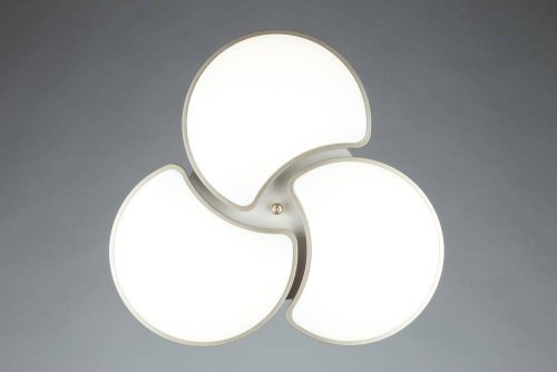 Люстра потолочная LED Satrino OML-18607-36 Omnilux белая на 1 лампа, основание белое в стиле хай-тек  фото 2