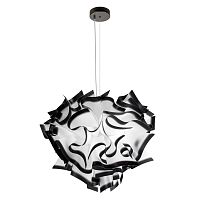 Люстра подвесная Слизия / Clizia 10593/600 Black LOFT IT белая чёрная на 4 лампы, основание в стиле 