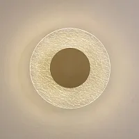 Бра LED Jewel 8073 Mantra прозрачный на 1 лампу, основание золотое в стиле современный 