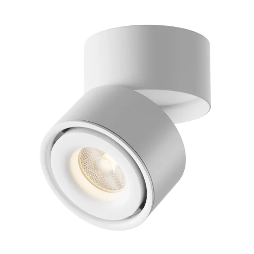 Светильник накладной LED Yin C084CL-15W3K-D-W Maytoni белый 1 лампа, основание белое в стиле современный хай-тек круглый