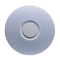 Светильник потолочный LED Норден 660012301 MW-Light белый на 1 лампу, основание хром серое в стиле хай-тек 
