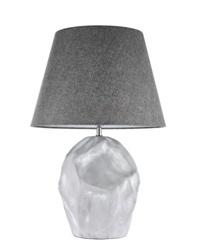 Настольная лампа Bernalda E 4.1 S Arti Lampadari серая 1 лампа, основание серое керамика в стиле классический 
