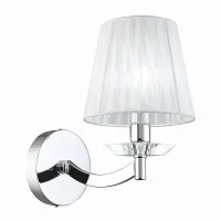 Бра Bello SL1756.101.01 ST-Luce белый серый 1 лампа, основание хром в стиле классический 