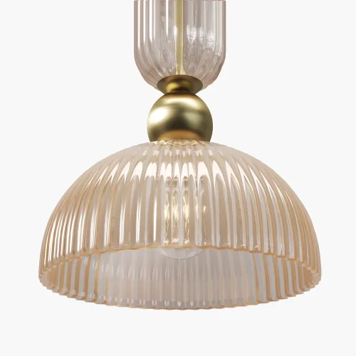 Светильник подвесной Antic MOD302PL-01CG1 Maytoni янтарный 1 лампа, основание золотое в стиле современный выдувное фото 4