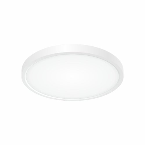 Светильник потолочный LED Бейсик CL738240V Citilux белый 1 лампа, основание белое в стиле хай-тек современный 