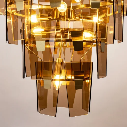 Люстра подвесная Sophia A4066LM-11PB Arte Lamp медь на 11 ламп, основание медь в стиле современный  фото 3