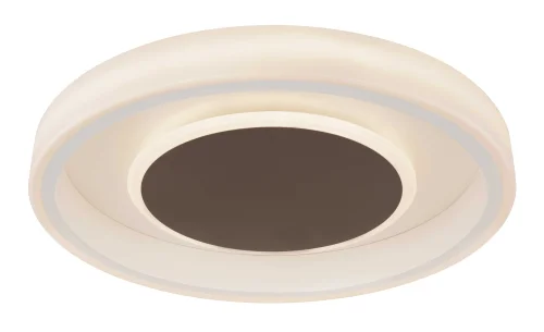Светильник потолочный LED с пультом Goffi 48398-40 Globo белый 1 лампа, основание белое в стиле модерн с пультом