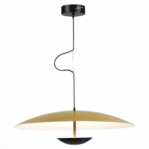 Светильник подвесной LED Armonico SL6502.213.01 ST-Luce золотой 1 лампа, основание золотое в стиле минимализм 