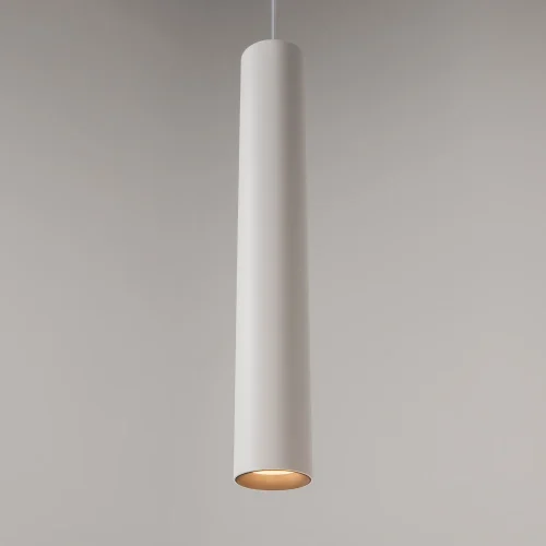 Светильник подвесной Pro Focus MOD161PL-01W1 Maytoni белый на 1 лампу, основание белое в стиле современный трубочки фото 8 Светильник подвесной Pro Focus MOD161PL-01W1 Maytoni белый на 1 лампу, основание белое в стиле современный трубочки фото 8