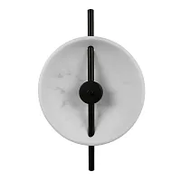 Бра LED Marble 10049W LOFT IT белый 1 лампа, основание чёрное в стиле современный арт-деко хай-тек 