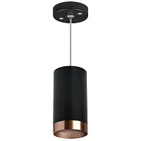 Светильник подвесной Rullo RP437430 Lightstar чёрный 1 лампа, основание чёрное в стиле современный 
