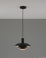 Светильник подвесной Pescara V10659-1P Moderli чёрный 1 лампа, основание чёрное в стиле скандинавский лофт модерн 
