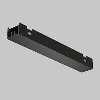 Коннектор питания прямой Magnetic track system Basity TRA172IPC-1B Maytoni чёрный в стиле для светильников серии Magnetic track system Basity basity магнитная