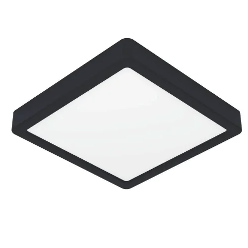 Светильник накладной LED Fueva 5 900644 Eglo белый на 1 лампу, основание чёрное в стиле современный квадратный