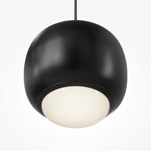 Светильник подвесной LED Brio MOD466PL-L12B3K Maytoni чёрный на 1 лампу, основание чёрное в стиле современный фото 4