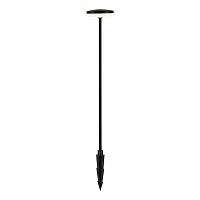 Ландшафтный светильник LED Glimer SL9524.415.01 ST-Luce уличный IP54 чёрный на 1 лампу, плафон чёрный в стиле современный хай-тек LED