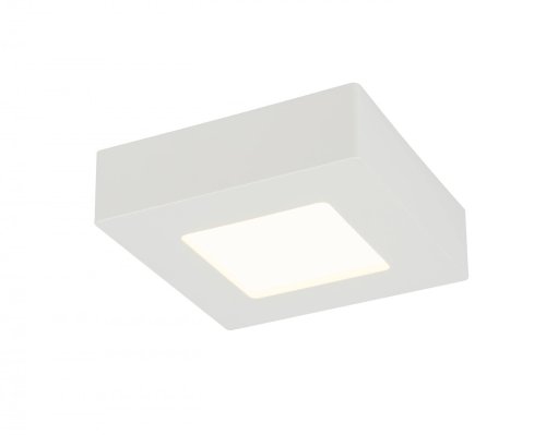 Светильник накладной LED Svenja 41606-6 Globo белый 1 лампа, основание белое в стиле современный квадратный