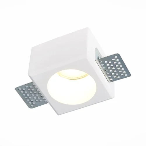 Светильник точечный St252–254 Gypsum ST252.508.01 ST-Luce белый 1 лампа, основание белое в стиле современный хай-тек для затирки