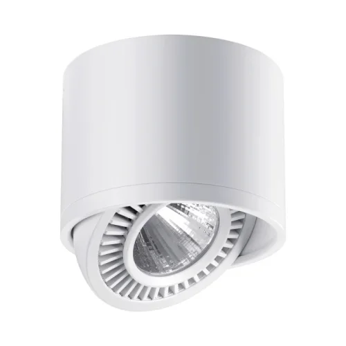 Светильник накладной LED Gesso 358813 Novotech белый 1 лампа, основание белое в стиле современный круглый