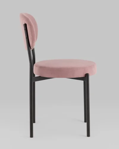 Стул Бриф SN велюр пыльно-розовый, 4шт./уп. УТ000040884 Stool Group, розовый/велюр, ножки/металл/, размеры - ***** фото 2