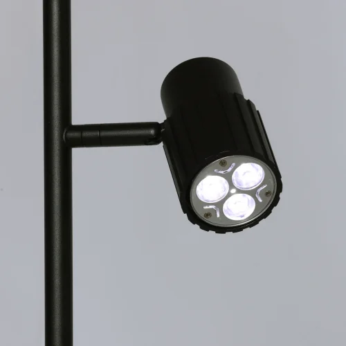 Торшер Астор 545044702 DeMarkt  чёрный 2 лампы, основание чёрное в стиле современный хай-тек
 фото 4
