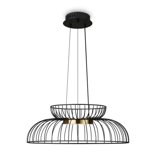 Светильник подвесной LED Citrus FR5398PL-L6B Freya чёрный на 1 лампу, основание чёрное в стиле современный фото 6