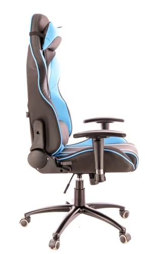 Геймерское кресло Lotus S16 Экокожа Голубой Lotus S16 Blue Everprof, голубой/экокожа, ножки//, размеры - 1250*1350***700* фото 2