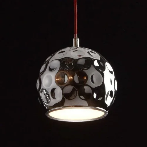 Светильник подвесной LED Котбус 492014406 MW-Light хром на 6 ламп, основание хром красное в стиле современный паук фото 4