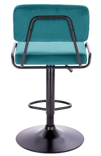 Барный стул Bit Ткань Изумруд EP Bit Fabric Emerald Everprof, голубой/ткань, ножки//, размеры - 890*1100***440* фото 4