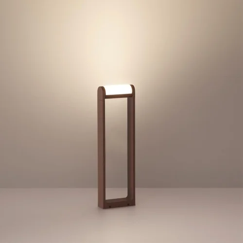 Парковый светильник LED Twinset 7118/12GL Odeon Light уличный IP65 чёрный на 1 лампу, плафон чёрный в стиле хай-тек современный LED фото 6
