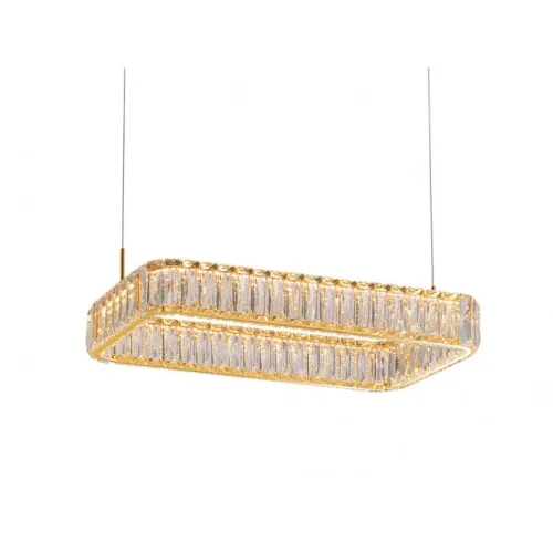Светильник подвесной LED 8232/S gold Newport прозрачный на 1 лампу, основание золотое в стиле современный фото 2