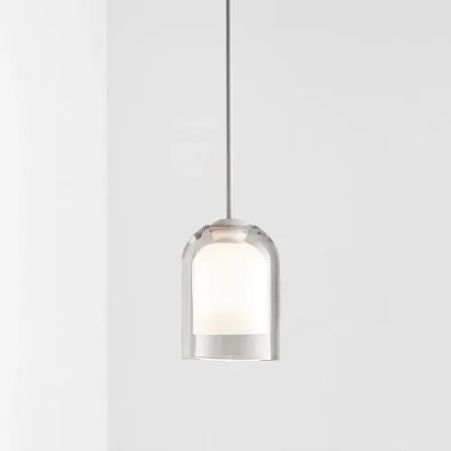 Светильник подвесной ARIA 3 lamps Plank Transparent 213845-26 ImperiumLoft прозрачный 3 лампы, основание чёрное в стиле современный  фото 2