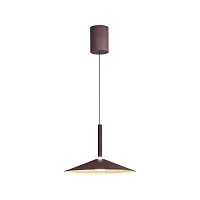 Светильник подвесной LED Calice 7896 Mantra коричневый 1 лампа, основание коричневое в стиле хай-тек современный 