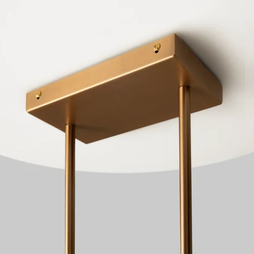 Светильник подвесной Aster MOD007PL-08G1 Maytoni янтарный прозрачный на 8 ламп, основание золотое в стиле современный арт-деко шар фото 4