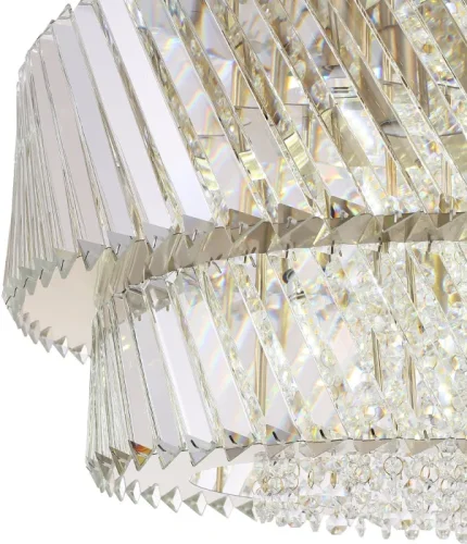 Люстра подвесная Ritz SL6138.303.12 ST-Luce прозрачная на 12 ламп, основание латунь в стиле современный фото 2