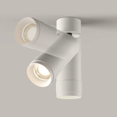 Светильник накладной LED Focus Zoom C055CL-L12W4K-Z-W Maytoni белый на 1 лампу, основание белое в стиле хай-тек современный круглый фото 14