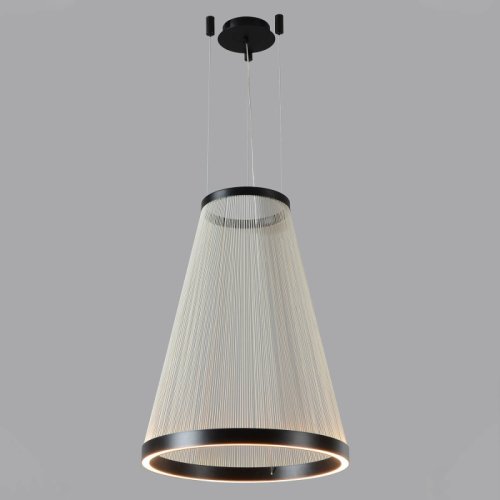 Светильник подвесной ЛЕД ATRIUM A SP50W LED Crystal Lux белый на 1 лампу, основание чёрное в стиле современный фото 2 Светильник подвесной ЛЕД ATRIUM A SP50W LED Crystal Lux белый на 1 лампу, основание чёрное в стиле современный фото 2