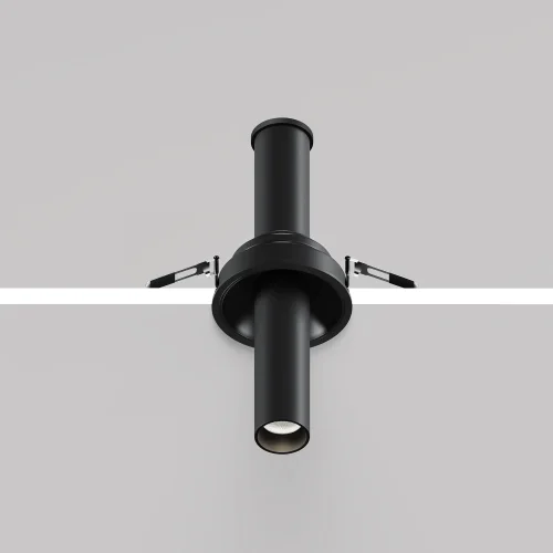 Светильник точечный LED Focus T C140RS-L200-7W4K-B Maytoni чёрный на 1 лампу, основание чёрное в стиле современный хай-тек трубочки фото 5
