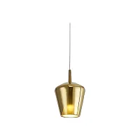 Светильник подвесной Elsa 8248+8265 Mantra золотой 1 лампа, основание золотое в стиле модерн 