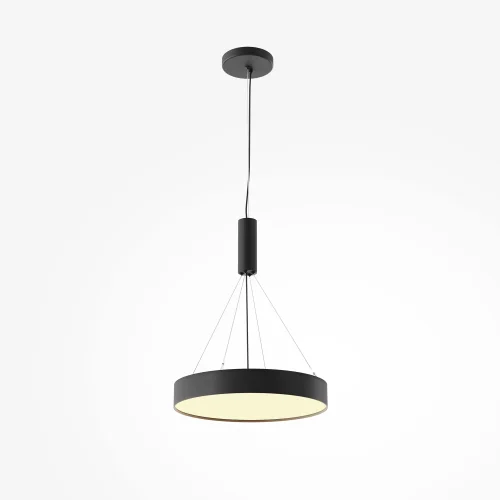 Светильник потолочный LED Zon C032CL-45W2.7K-RD-B Maytoni белый на 1 лампу, основание чёрное в стиле современный хай-тек круглый фото 6