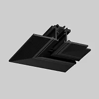 Коннектор угловой внешний, встраиваемый Magnetic track system Levity TRA187CL-13B Maytoni чёрный в стиле хай-тек современный для светильников серии Magnetic track system Levity встраиваемый levity магнитная