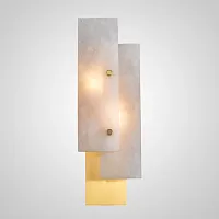 Настенный светильник SLIPA B 208949-23 ImperiumLoft белый 1 лампа, основание золотое в стиле современный 