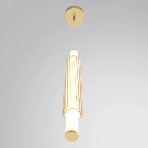 Светильник подвесной LED Trendy 8259/15WCL Lumion янтарный на 1 лампу, основание золотое в стиле современный фото 4 Светильник подвесной LED Trendy 8259/15WCL Lumion янтарный на 1 лампу, основание золотое в стиле современный фото 4