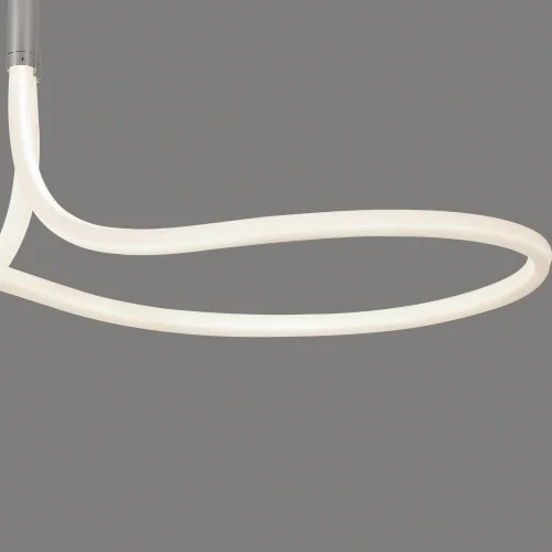 Светильник потолочный LED Line 6602 Mantra белый 1 лампа, основание никель серое в стиле модерн  фото 4